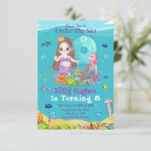 Zeemeermin krachtens het Zee 8e uitnodiging (Staand voorkant)