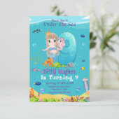 Zeemeermin krachtens het Zee 9e verjaardag van de Kaart (Staand voorkant)