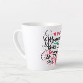 Zeemeermin Kusjes Zeester Wensen Latte Mok (Linkerhoek)