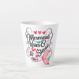 Zeemeermin Kusjes Zeester Wensen Latte Mok