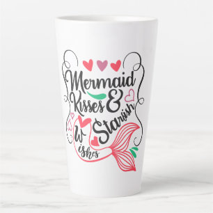 Zeemeermin Kusjes Zeester Wensen Latte Mok