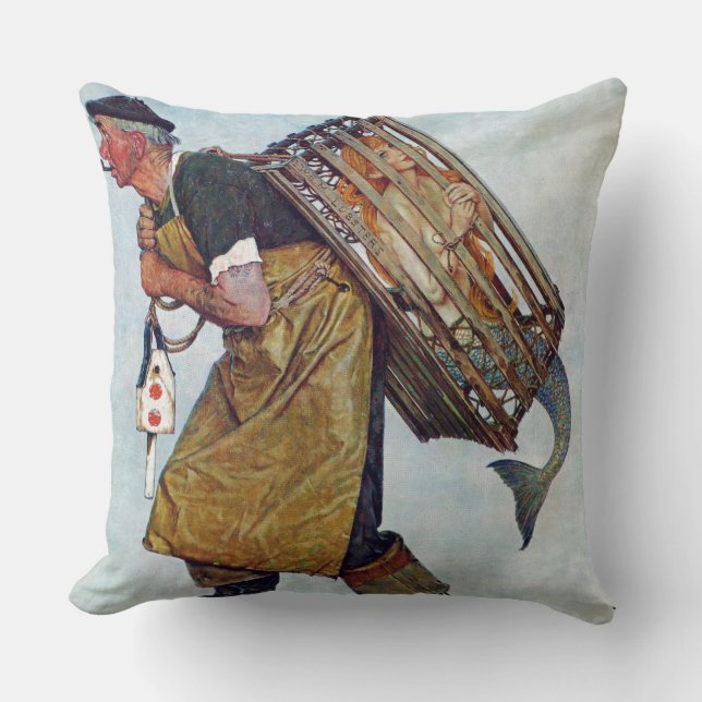 Zeemeermin Kussen (Voorkant)