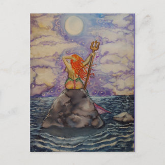 Zeemeermin: Laatste ster rechts Briefkaart