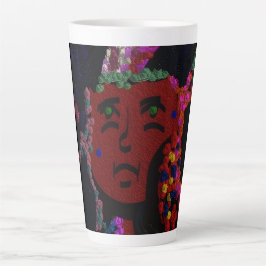 Zeemeermin Latte Mok (Voorkant)