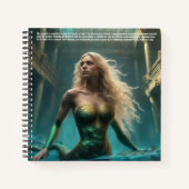 Zeemeermin legende hardcover notitieboek (Voorkant)
