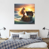 Zeemeermin Leven Canvas Afdruk (Insitu (Slaapkamer))