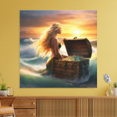 Zeemeermin Leven Canvas Afdruk (Insitu (Woonkamer))