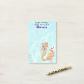 Zeemeermin Leven Post-it® Notes (Op bureau)