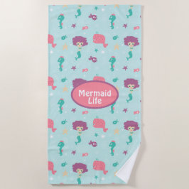 Zeemeermin Leven Strandhanddoek Strandlaken