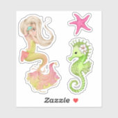 Zeemeermin Leven Vinyl Stickers (Vel)
