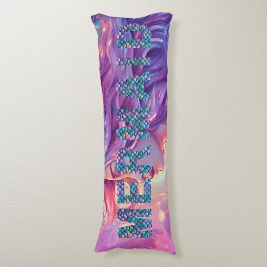 Zeemeermin lichaam kussen (Voorkant Verticaal)