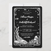 Zeemeermin liefde | Tarot bruiloft uitnodiging (Voorkant)