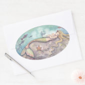 Zeemeermin Lullaby Fantasy Art Stickers (Envelop)