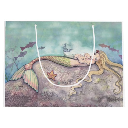 Zeemeermin Lullaby Moeder en Baby Zeemeermin Fanta Groot Cadeauzakje (Voorkant)