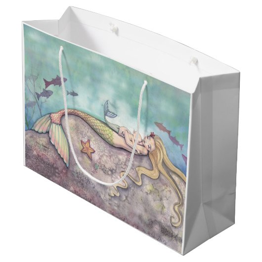 Zeemeermin Lullaby Moeder en Baby Zeemeermin Fanta Groot Cadeauzakje (Achterkant Gekanteld)