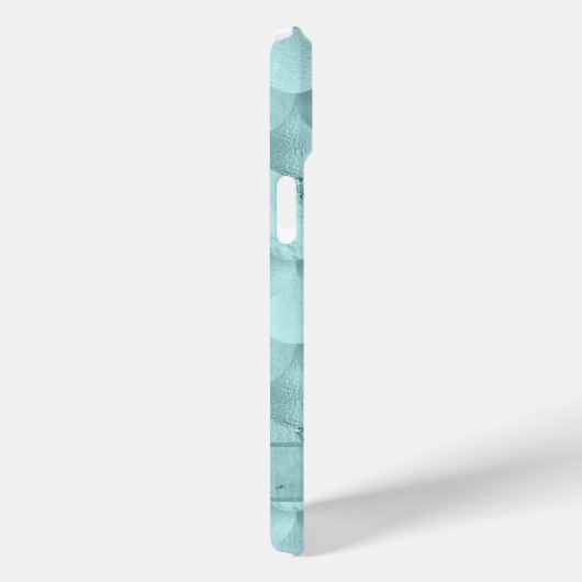 Zeemeermin Luxe schaal | Zeeschuim Mint Green Cust Case-Mate iPhone Case (Achterkant / Rechts)