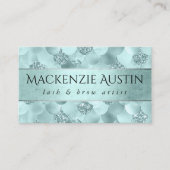 Zeemeermin Luxe schaal | Zeevruchten Mint Groene B Visitekaartje (Voorkant)