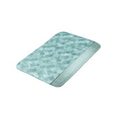 Zeemeermin Luxe schaal | Zeevruchten Munt Green Aq Badmat (Gekanteld)