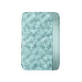 Zeemeermin Luxe schaal | Zeevruchten Munt Green Aq Badmat (Voorkant Verticaal)