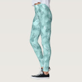 Zeemeermin Luxe schaal | Zeevruchten Munt Green Aq Leggings (Links)
