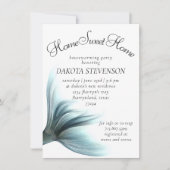 Zeemeermin Luxe | Seafoam Mint Green Home Sweet Ho Kaart (Voorkant)