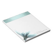 Zeemeermin Luxe Staart | Zeeschuim Mint Green Aqua Notitieblok (Schuin)