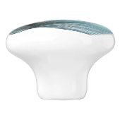 Zeemeermin Luxe Staart | Zeevruchten Munt Green Aq Keramische Knop (Zijkant)