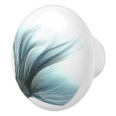 Zeemeermin Luxe Staart | Zeevruchten Munt Green Aq Keramische Knop (Rechts)