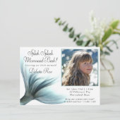 Zeemeermin Luxe | Zeeschuim Mint Green Splish Spla Kaart (Staand voorkant)