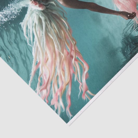 Zeemeermin Lyfe11 Tissuepapier (Detail)