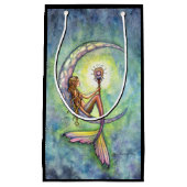 Zeemeermin Maan Fantasie Kunst Klein Cadeauzakje (Voorkant)