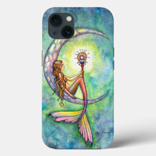 Zeemeermin Maan Fantasie Kunst van Molly Harrison Case-Mate iPhone Case