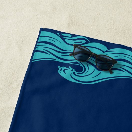 Zeemeermin magie: Duik in golven van herinneringen Strandlaken (In situ)