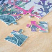 Zeemeermin Magisch Zee Verjaardag Meisje Dank je V Legpuzzel (Zijkant)