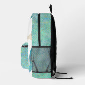 Zeemeermin Magische Fantasie Glitter Schalen Monog Bedrukte Rugzak (Rechts)