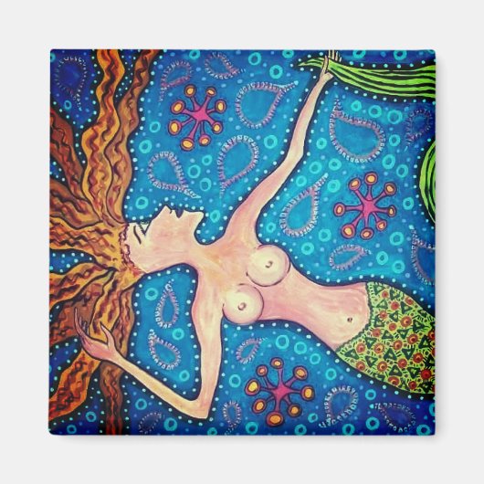 zeemeermin Magnet (Voorkant)