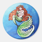 Zeemeermin Mama Magnet (Voorkant)
