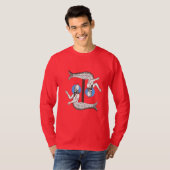 Zeemeermin man Emperor Triton T-shirt (Voorkant volledig)
