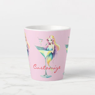 Zeemeermin Martini Meisje Thunder_Cove Latte Mok