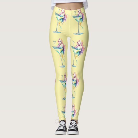 Zeemeermin Martini Meisje Thunder_Cove Leggings (Voorkant)