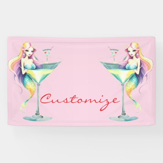 Zeemeermin Martini Meisje Thunder_Cove Spandoek (Horizontaal)