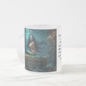 Zeemeermin Matglas Koffiemok (Voorkant links)
