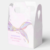 Zeemeermin Meisje 1e Verjaardagsfeest Bedankdoosjes (Geopend)