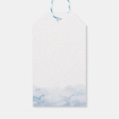 Zeemeermin Meisje 1e Verjaardagsfeest Cadeaulabel (Achterkant)