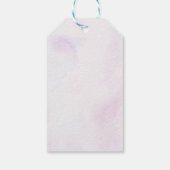 Zeemeermin Meisje 1e Verjaardagsfeest Cadeaulabel (Achterkant)