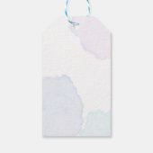 Zeemeermin Meisje 1e Verjaardagsfeest Cadeaulabel (Achterkant)