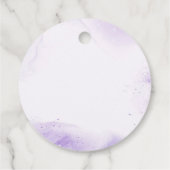 Zeemeermin Meisje Baby shower Party Bedankjes Labels (Achterkant)