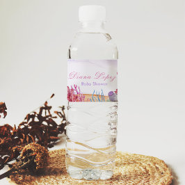 Zeemeermin Meisje Baby shower Party Waterfles Etiket