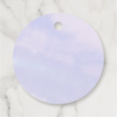 Zeemeermin Meisje Duik in Vijf 5e Verjaardagsfeest Bedankjes Labels (Achterkant)