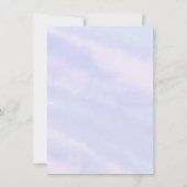 Zeemeermin Meisje Duik in Vijf 5e Verjaardagsfeest Kaart (Achterkant)